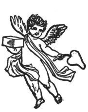 Picture of Cupid with Symbolic Heart