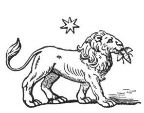 Picture of Lion of Mithra with Bee in its Mouth