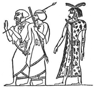 Picture of Ancient Pagans adorned with Crosses