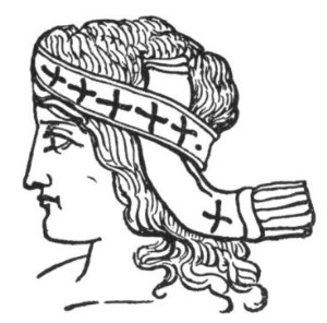 Picture of Bacchus with Headband covered with Crosses