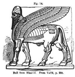 Picture of Nimrod as a Winged Bull