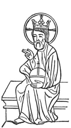 Picture of Popish Image of God with bandaged Globe of Paganism
